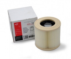 -Фильтр складчатый бумажный улучшенный MAXX 12 P MW предназначен для пылесосов KARCHER, MILWAUKEE, WINDSOR, WINNER